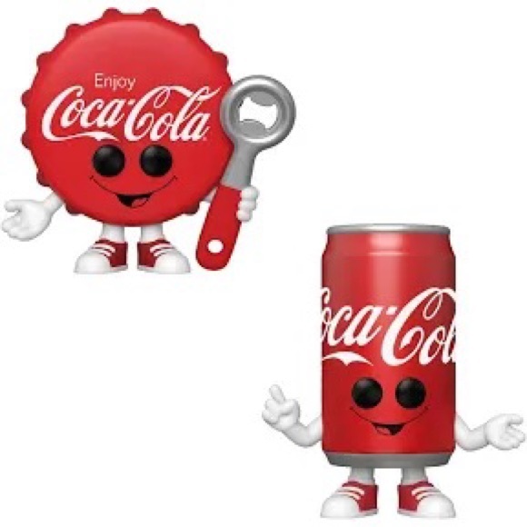🍒FUNKO- Brand New Coca-Cola Lover Funko Vinyl Figures (Two Sets) Funko Pop - Picture 1 of 4